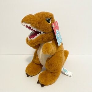 Kid Connection Dinosaur Plush T. rex Sparkle Eyes Stuffed Animal Glitter New